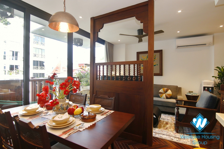 Japanese style apartment for rent in Hoan Kiem District 